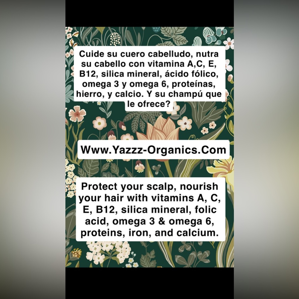 Organic shampoo champú orgánico resultados inmediatos